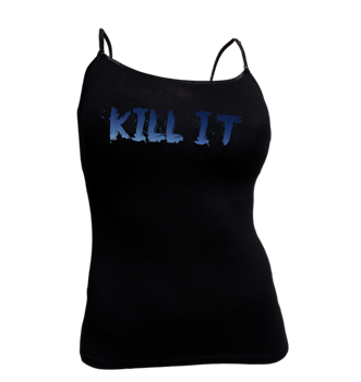 Love It Kill It Spaghetti Strap- BLUE
