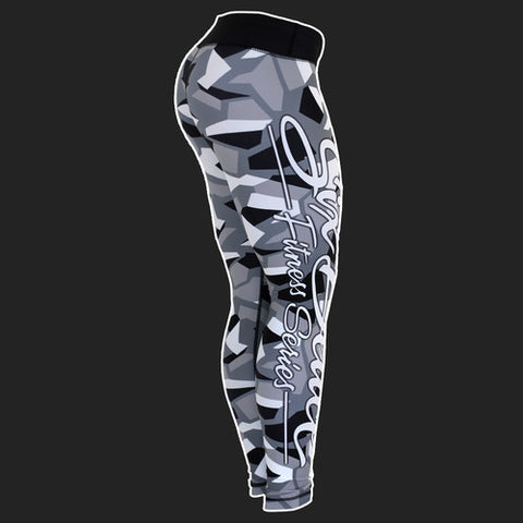 Camo Series Leggings - Grey