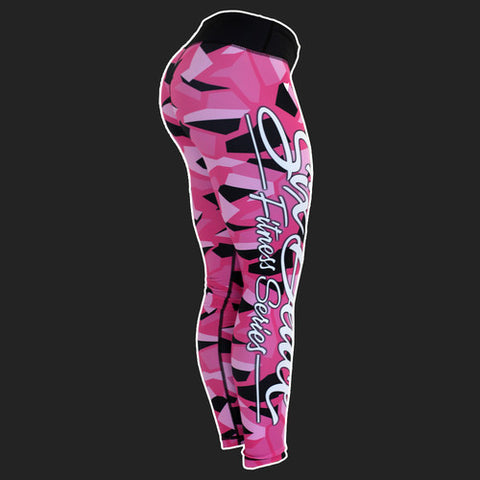 Camo Series Leggings - Pink