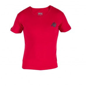 Essential V-Neck T-Shirt Red
