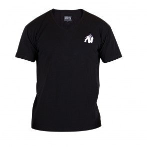 Essential V-Neck T-Shirt- Black