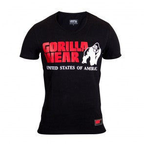 Utah V-Nech T-Shirt- Black