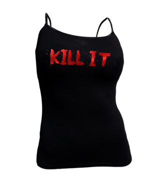 Love It Kill It Spaghetti Strap- RED