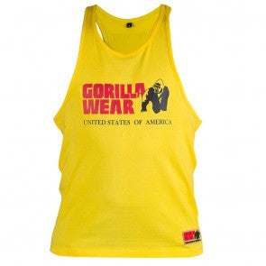 Washington Tank Top - Neon Yellow Gorilla Wear