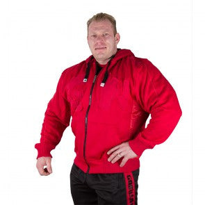 Logo Hooded Jacket- Red