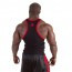 Stamina Rib Tank Top-Black/Red