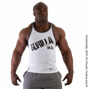 Stamina Rib Tank Top-White