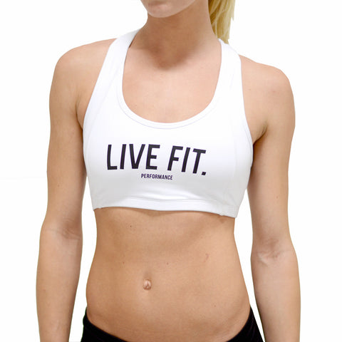 Pro Sports Bra-White